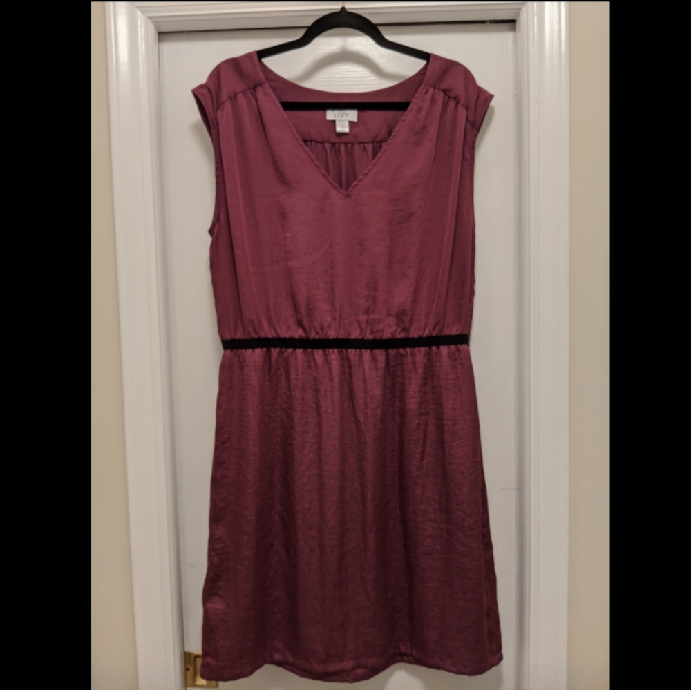 LOFT Magenta Dress
